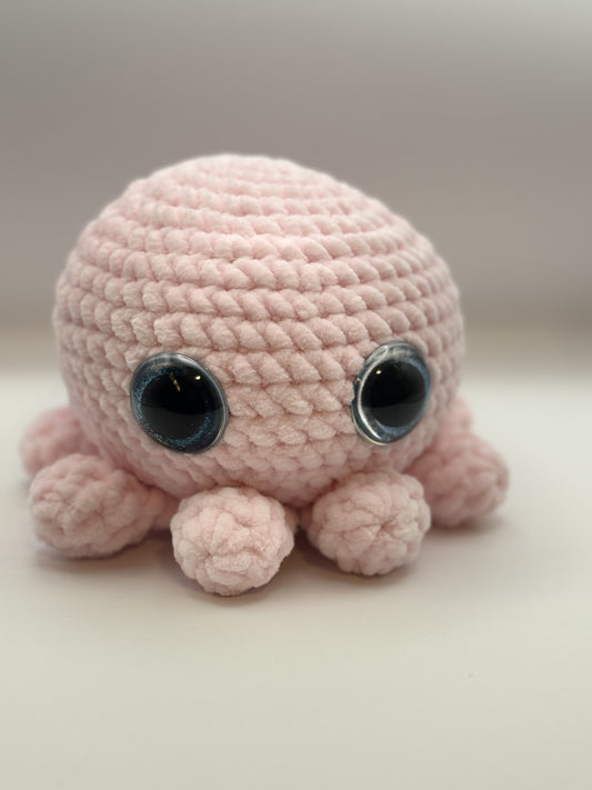 Hand-Crocheted Pregnant Octopus with Removable Babies