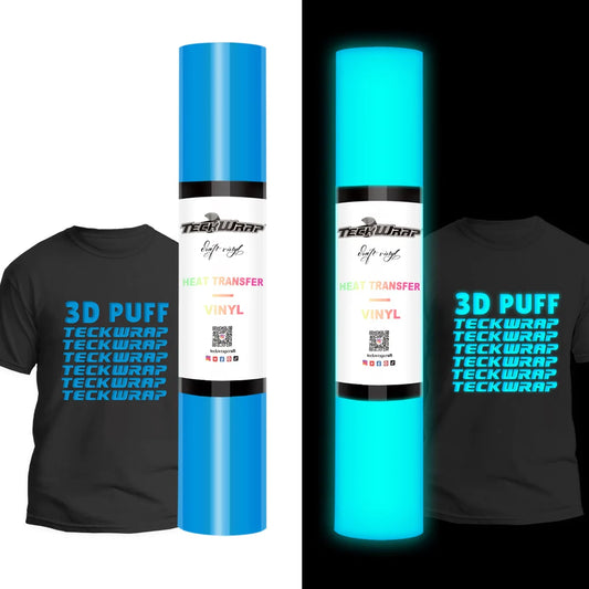 Teckwrap Glow in the Dark Puff Heat Transfer Vinyl